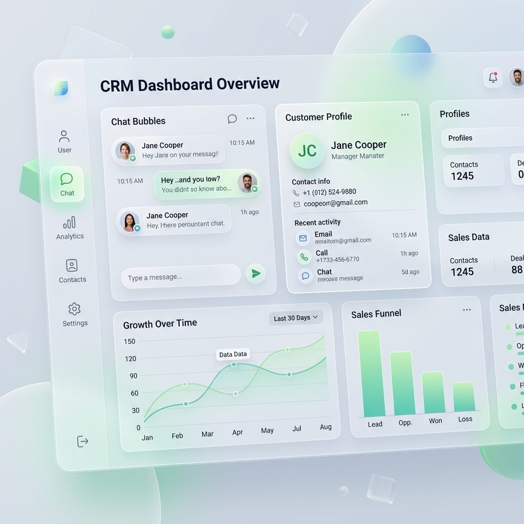 Wazap CRM Interface
